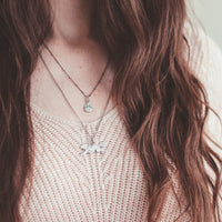 Wolf Charm Necklace
