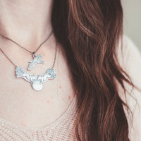 Raven Charm Necklace