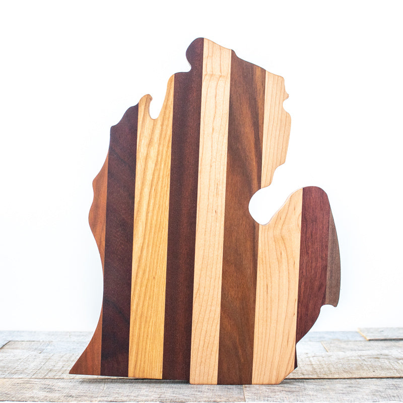 Michigan Cutting Board | Striped