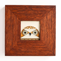 Motawi Owlet in Cream - 3x3