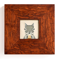 Motawi Squirrel in Cream - 3x3