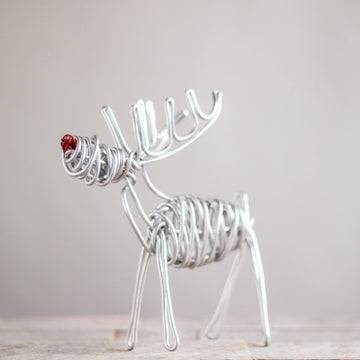 Drawn Metal Reindeer | Small