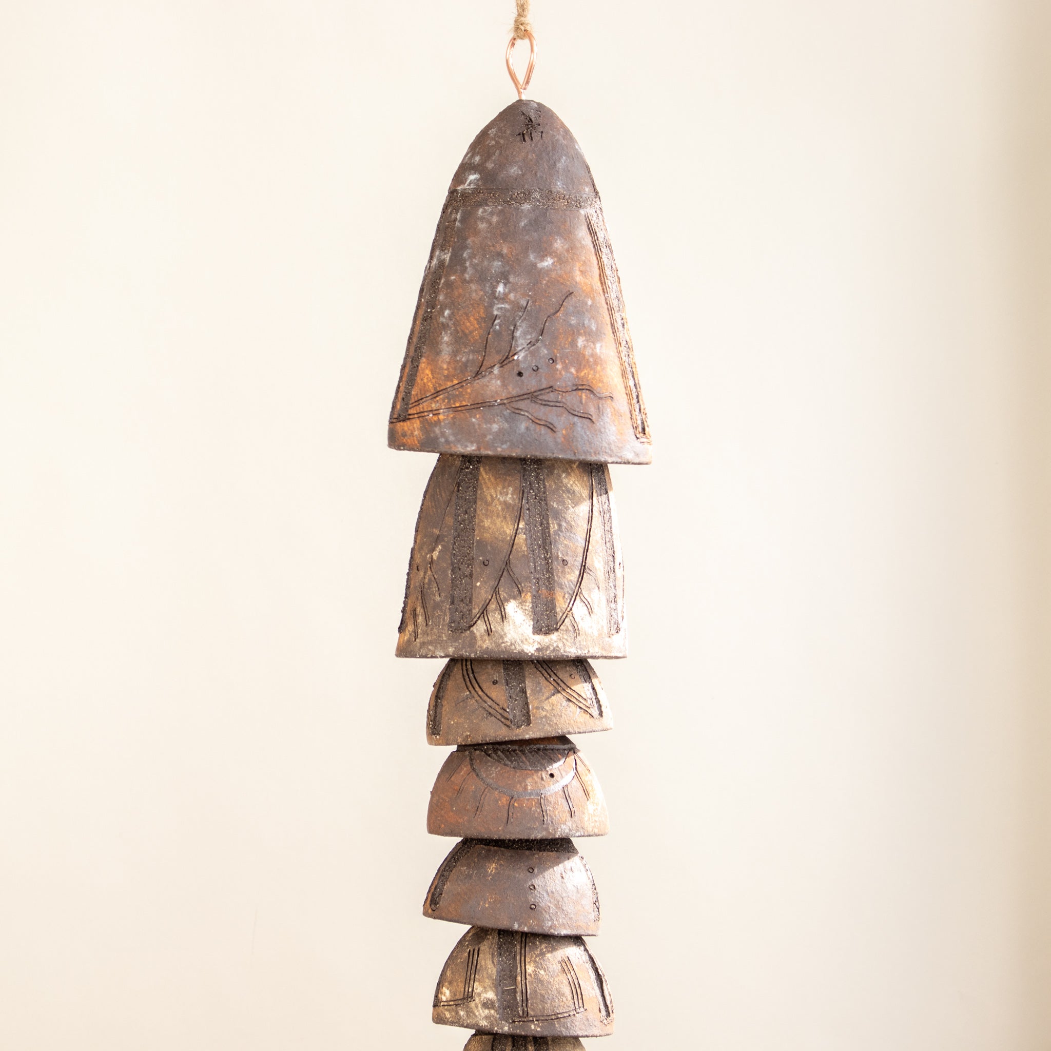 テラニウム（ハンドメイド） Lane Dukart | Ceramic Wind Chime | Jumbo – The Artisan's Bench