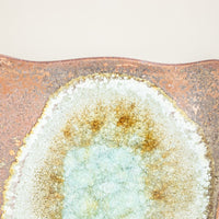 Large Rectangular Platter with Glass