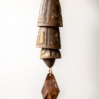 Ceramic Wind Chime | 2 Medium 1 Small Bells