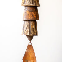 Ceramic Wind Chime | 3 Medium Bells