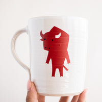 Bison Character Coffee Mug