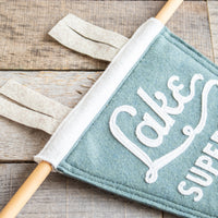 Lake Superior Pennant | Slate Blue