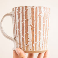 Birch Trees in Autumn Mug