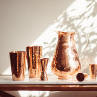 Hammered Copper Jigger