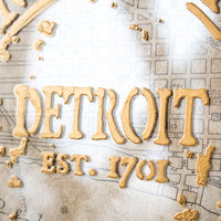 Motor City Map | Gold