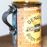 Chevy Oil Can 12oz Mug | Orange