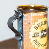 Chevy Oil Can 12oz Mug | Orange