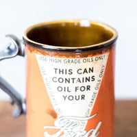 Ford Oil Can 12oz Mug | Orange