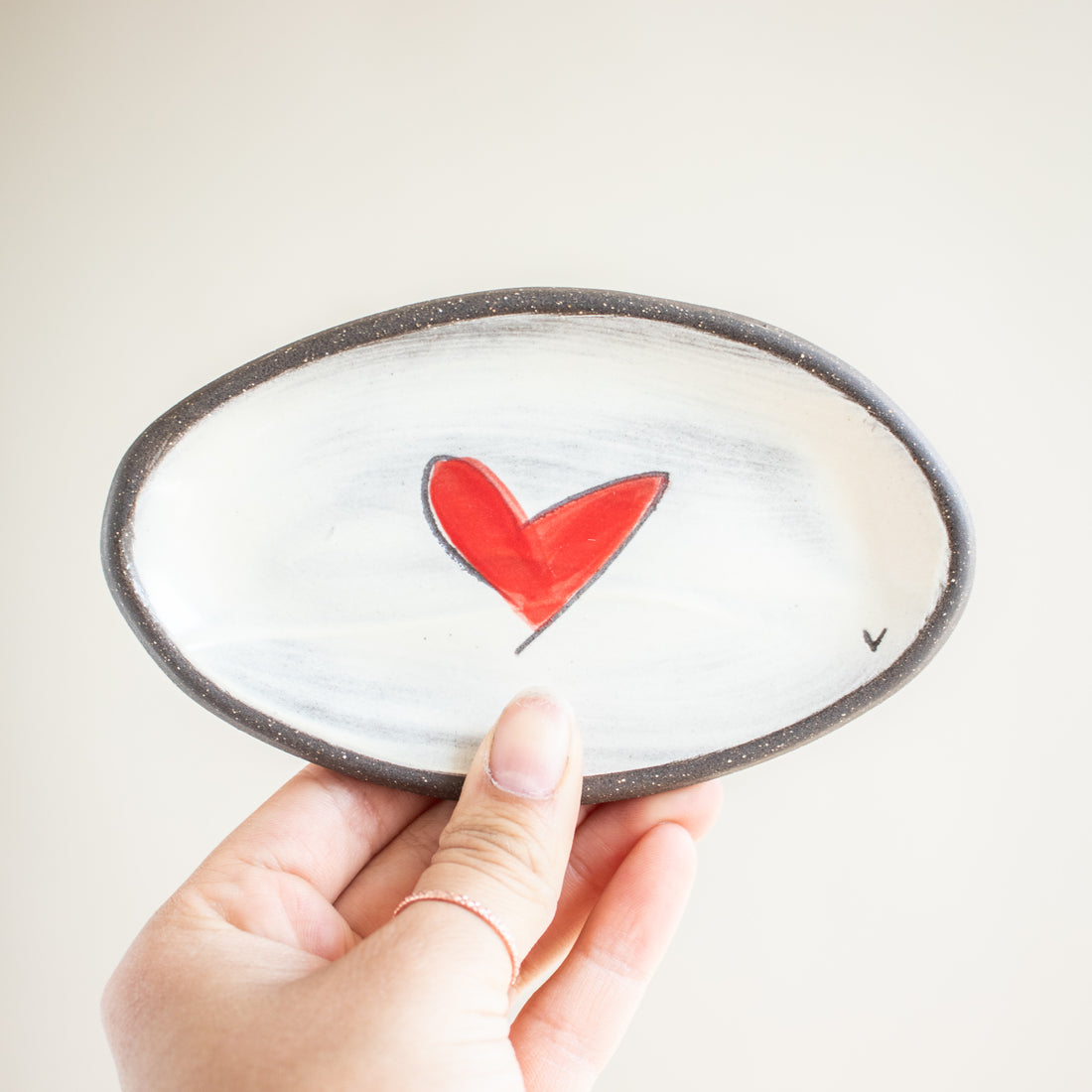 Oval Dish | Love (Heart)