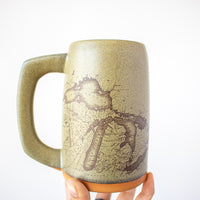 Michigan Map Stein | Moss