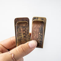 WWII Shell Casing Money Clip w/ Coin