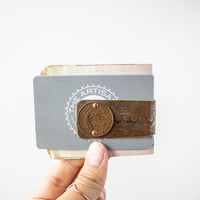 WWII Shell Casing Money Clip w/ Coin