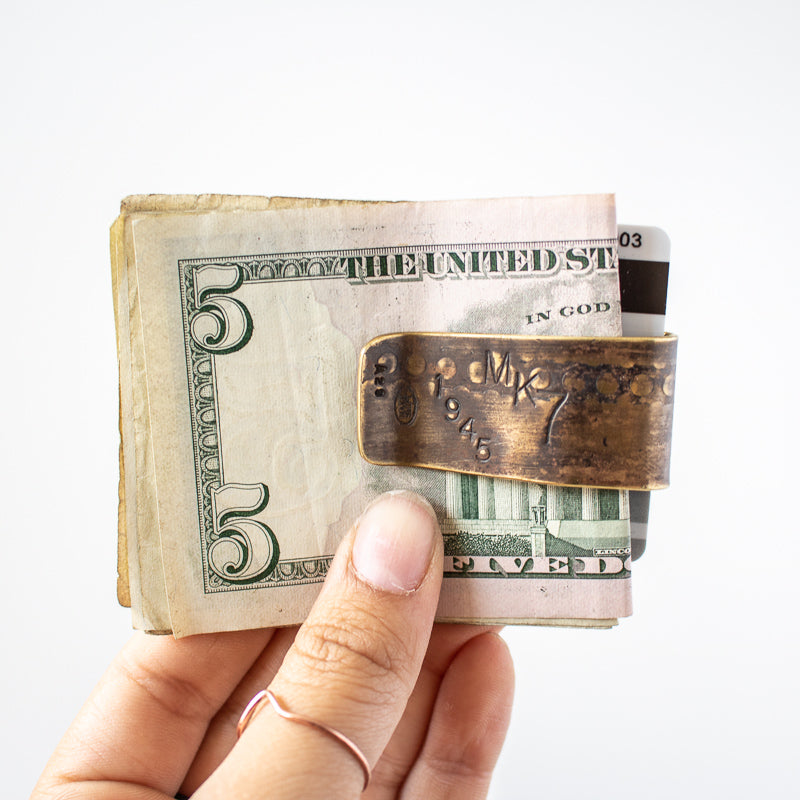 WWII Shell Casing Money Clip