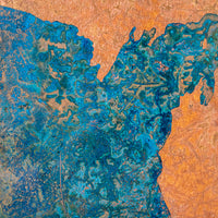 State of Michigan on Copper | 11x14