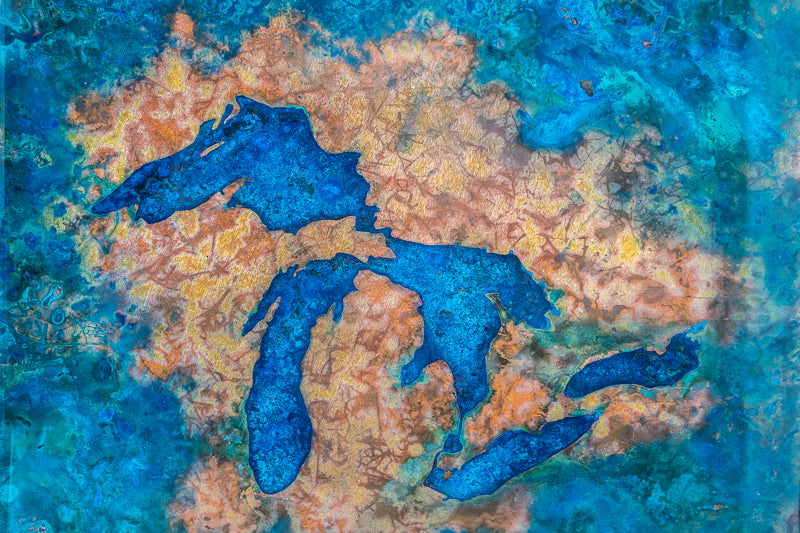 Great Lakes on Copper | 11x14