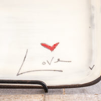 Rectangle Plate | Love
