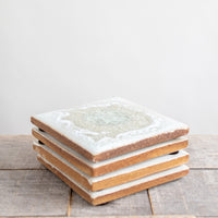 Set of 4 Coasters | White