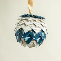 Harry Potter Blue Owl Post Book Page Ornament
