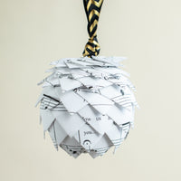 Hamilton Sheet Music Book Page Ornament