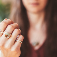 Size 9.5 | Landscape Jasper Signet Ring