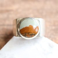 Size 9.5 | Landscape Jasper Signet Ring