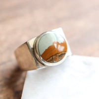 Size 9.5 | Landscape Jasper Signet Ring