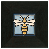 Motawi Bee in Light Blue - 4x4 - Artisan's Bench