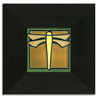 Motawi Dragonfly in Green- 4x4 - Artisan's Bench