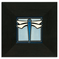 Motawi Dragonfly Light Blue- 4x4 - Artisan's Bench