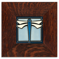 Motawi Dragonfly Light Blue- 4x4 - Artisan's Bench