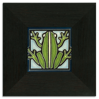 Motawi Frog Light Blue - 4x4 - Artisan's Bench