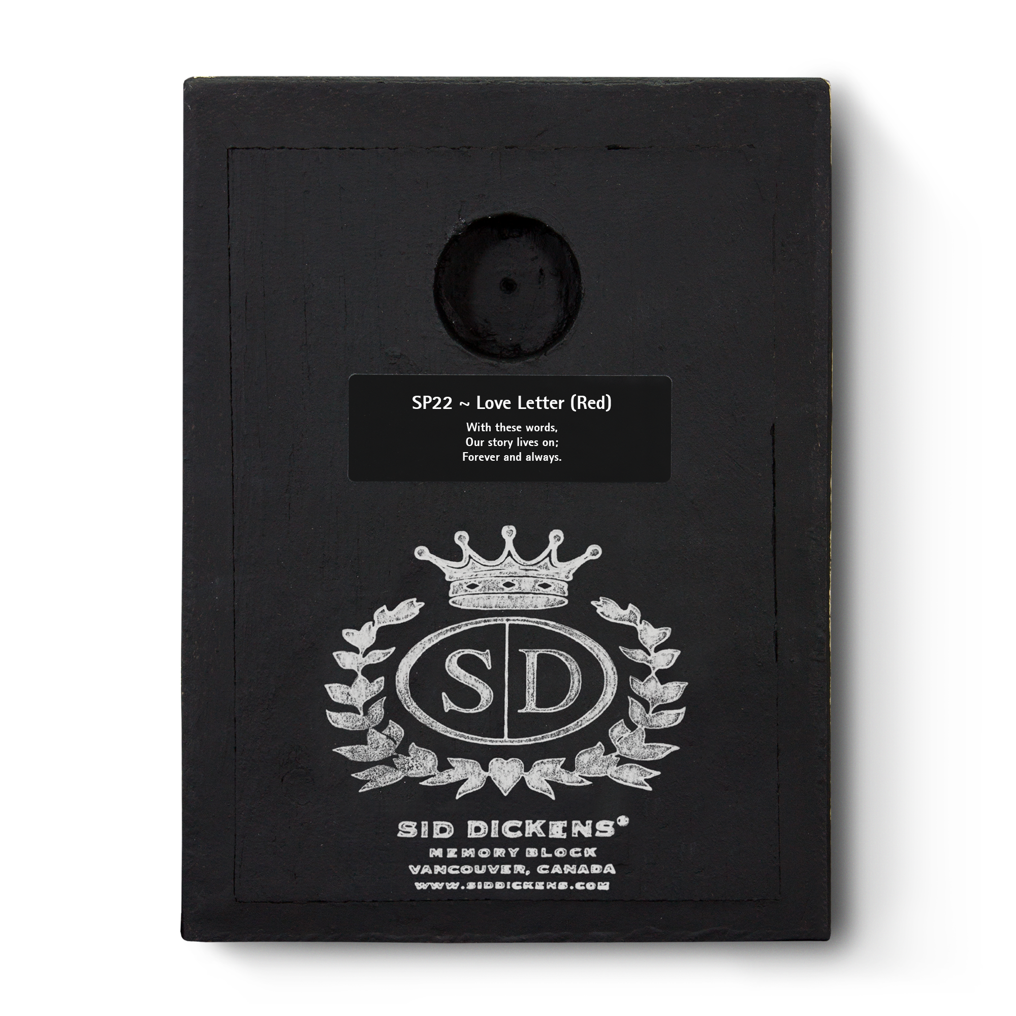 Love Letter (Red) SP22 | Sid Dickens Memory Block - FREE SHIPPING