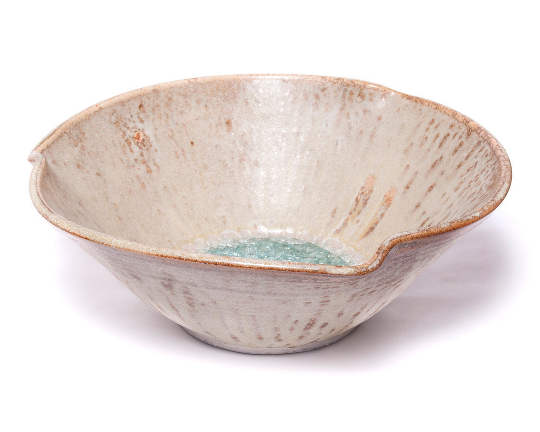 Medium 3 Pinch Glass Bowl