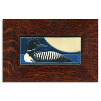 Motawi Loon in Midnight - 4x8 - Artisan's Bench