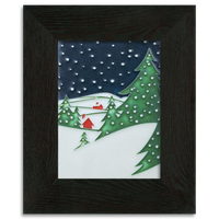 Motawi Snowy Night in Midnight - 6x8
