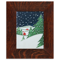 Motawi Snowy Night in Midnight - 6x8