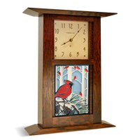 Motawi Winter Cardinals - 6x8 - Artisan's Bench