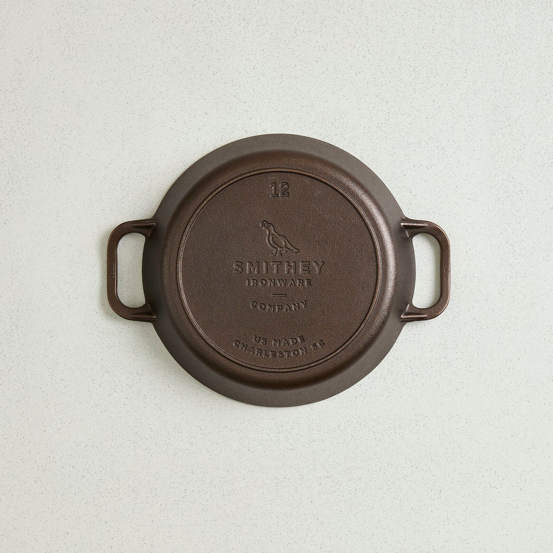 12" Dual Handle Cast Iron Skillet