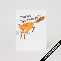 Foxiest Fox Card