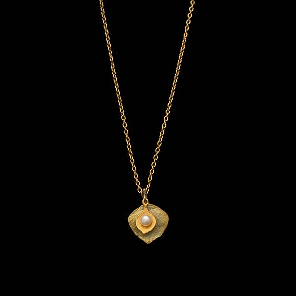 Eucalyptus Round Leaf Dainty Necklace