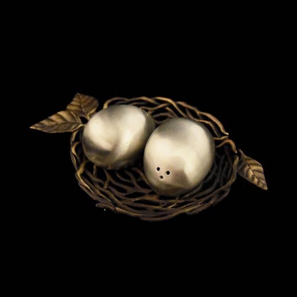 Bird's Nest Salt & Pepper Shakers