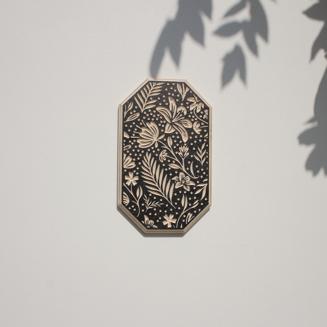 Floral Carved Wall Hanging