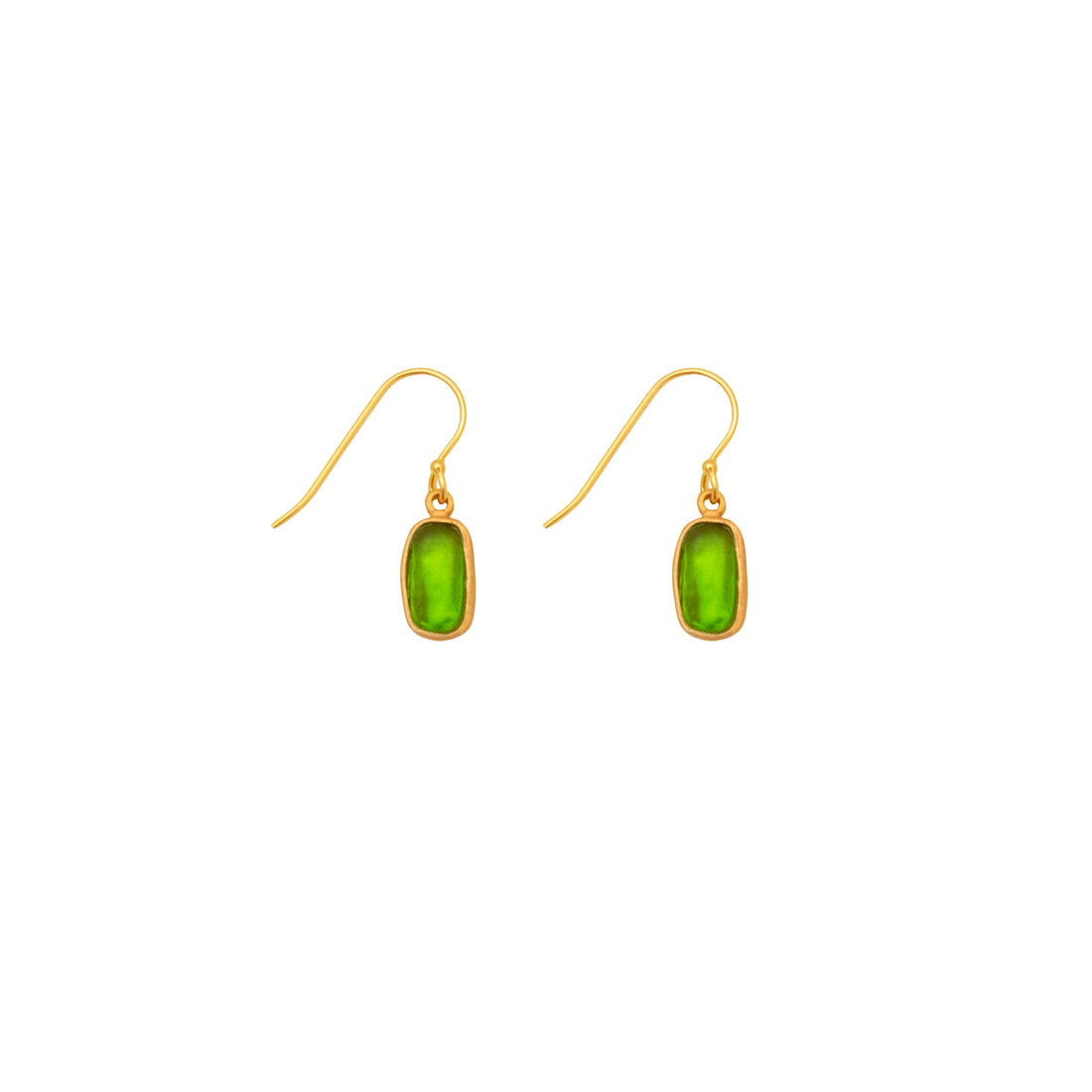 Geo Bubble Earrings | Green
