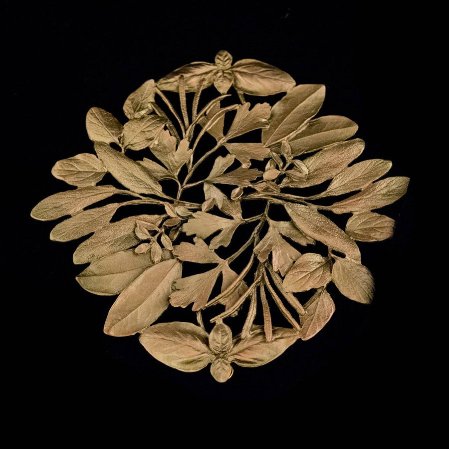 Herb Trivet | Gold